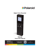 Polaroid PDR400 User manual