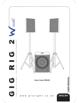 W Audio Gig Rig 2 User manual