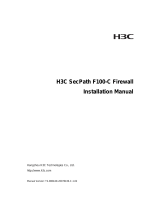 H3C SecPath F100-C Installation guide