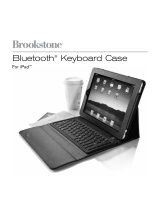 Brookstone bluetooth keyboard case User manual