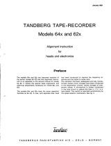 TANDBERG 62 series User manual