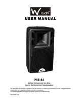 W Audio PSR-8A User manual
