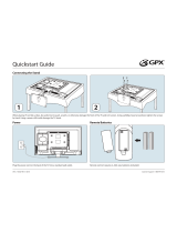 GPX TDE3245W Quick start guide