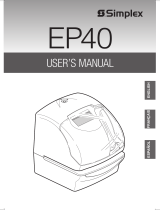 Simplex EP40 User manual