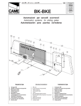 CAME BK-BKE User manual