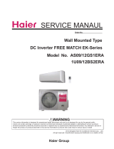 Haier 1U12BS2ERA User manual