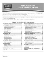 Maytag MSB27C2XAW00 User Instructions