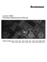 Lenovo 3000 7813 Hardware Maintenance Manual