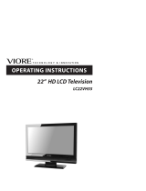 VIORE LC22VH55 Operating Instructions Manual