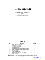 Hamilton HA-1000 Installation Instructions Manual