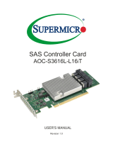 Supermicro AOC-S3616L-L16iT User manual