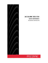 Paradyne ACCULINK 3151 CSU Quick Reference Manual