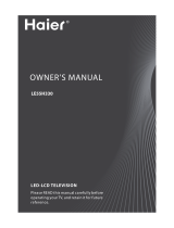 Haier LE55H330 Owner's manual