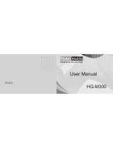 Haier HG-M300 User manual