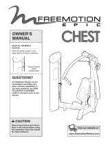 FreeMotion Epic Chest Owner's manual