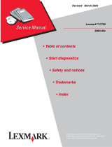 Lexmark C750dn User manual