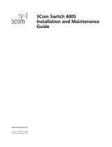 3com 4005 Installation and Maintenance Manual