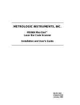 Metrologic Instruments MS860 User manual