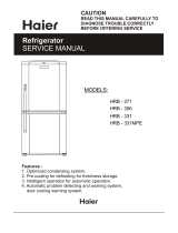 Haier HRB-331MPE User manual