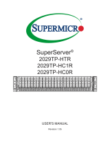 Supermicro SuperServer 2029TP-HC0R User manual