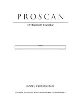 ProScan PSB3200-FD-PL User manual