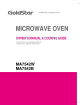 Goldstar GoldStar MA7542B Owner's Manual & Cooking Manual