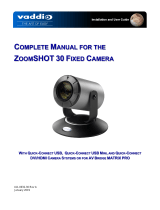 VADDIO ZOOMSHOT 30 Installation and User Manual