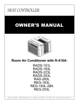 Heat Controller RAD-283L Owner's manual