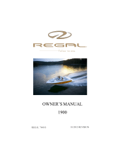 Regal 1900 Owner's manual