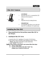 Genius SLIM 321C Owner's manual