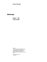 Tektronix Phaser 340 User manual