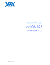 VIA Technologies AMOS-825 Quick start guide