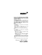 Husky MP2500 User manual
