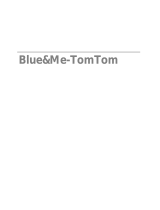 TomTom Blue&Me- Owner's manual