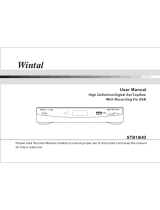 Wintal STB18HD User manual