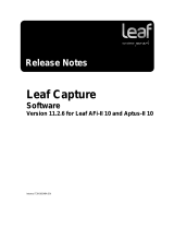 Kodak Leaf Capture 11.2.6 Release note