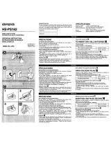 Aiwa HS-PS162 Operating instructions