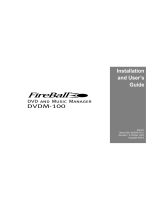 Escient FireBall DVDM-100 Installation and User Manual