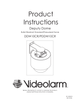 Moog Videolarm PDDW10CR Product Instructions