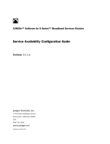 Juniper JUNOSe 11.1 Configuration manual