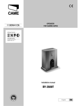 CAME BY-3500T Installation guide