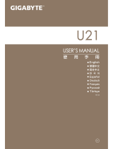 Gigabyte U21 User manual
