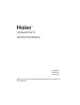 Haier LE46M600CF User manual