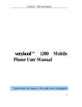 VeryKool USA i280 User manual