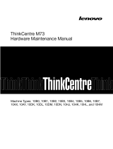 Lenovo ThinkCentre M73 10B3 Hardware Maintenance Manual