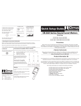 Cirrus CR:262 Quick Setup Manual