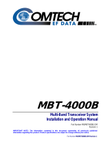 Comtech EF Data MBT-4000B Product information