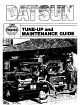 Datsun B210 User manual