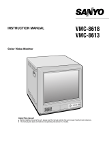 Sanyo VMC-8613 User manual