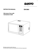 Sanyo EM-D981 User manual